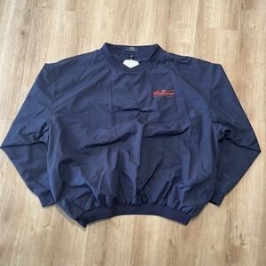 Vintage Budweiser Light Jacket Mens Blue XXL Pullover Budweiser Made In USA Beer